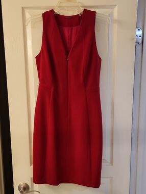 NWT Elie Tahari Linzra Dress in Red Size 2, MSRP: $378